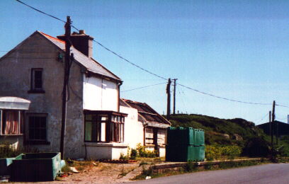 The remains of the former station in 1995